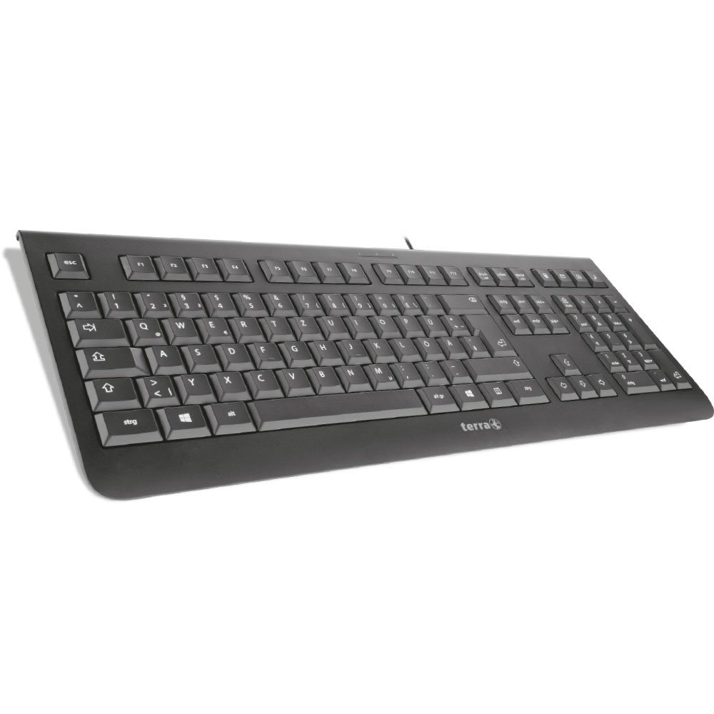 TERRA Keyboard 1000 Corded [FR] USB black/noir